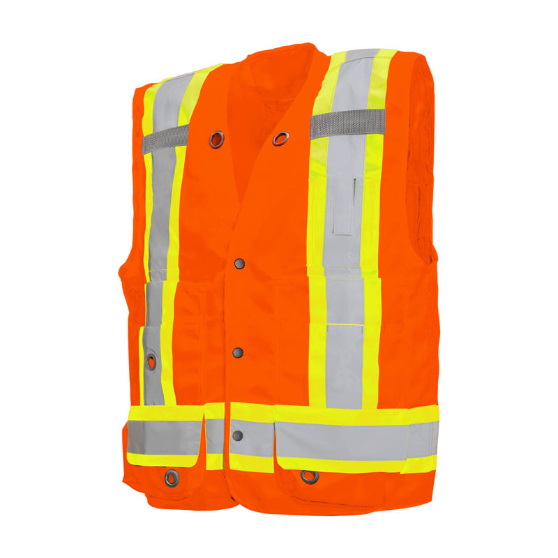Gilet de géomètre haute visibilité de luxe GROUND FORCE® TV20