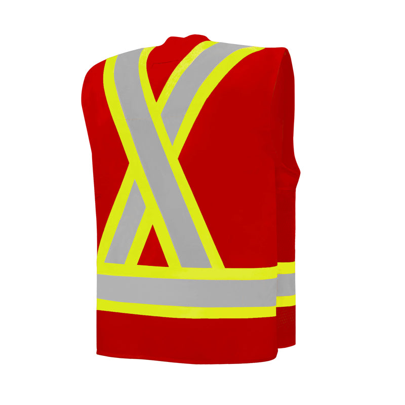 Gilet de géomètre haute visibilité de luxe GROUND FORCE® TV20