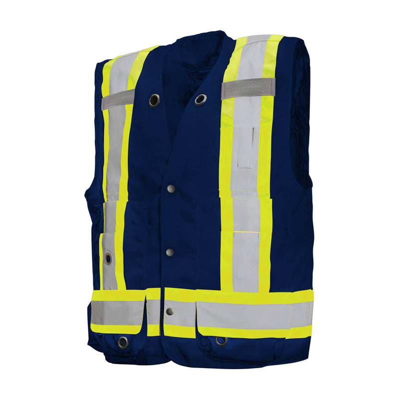 PIO Deluxe Hi-Vis Surveyor Vest