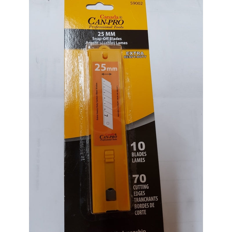 CAN PRO Utility Knife Blade - 10 Blade PACK 59002