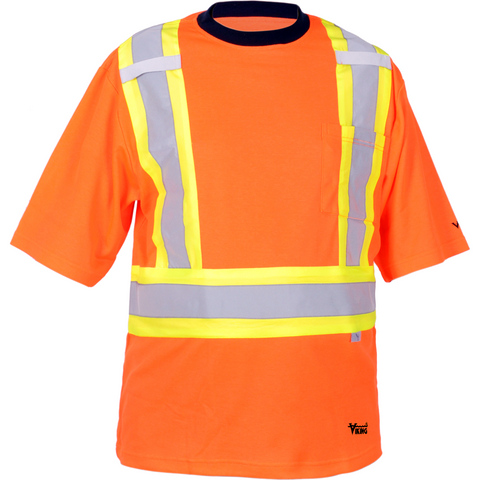 Viking® Short Sleeve with Pocket Hi-Vis T-Shirts - 6000