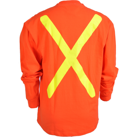 Viking® Long Sleeve Orange Hi-Vis T-Shirt 6016 O – WORK N WEAR