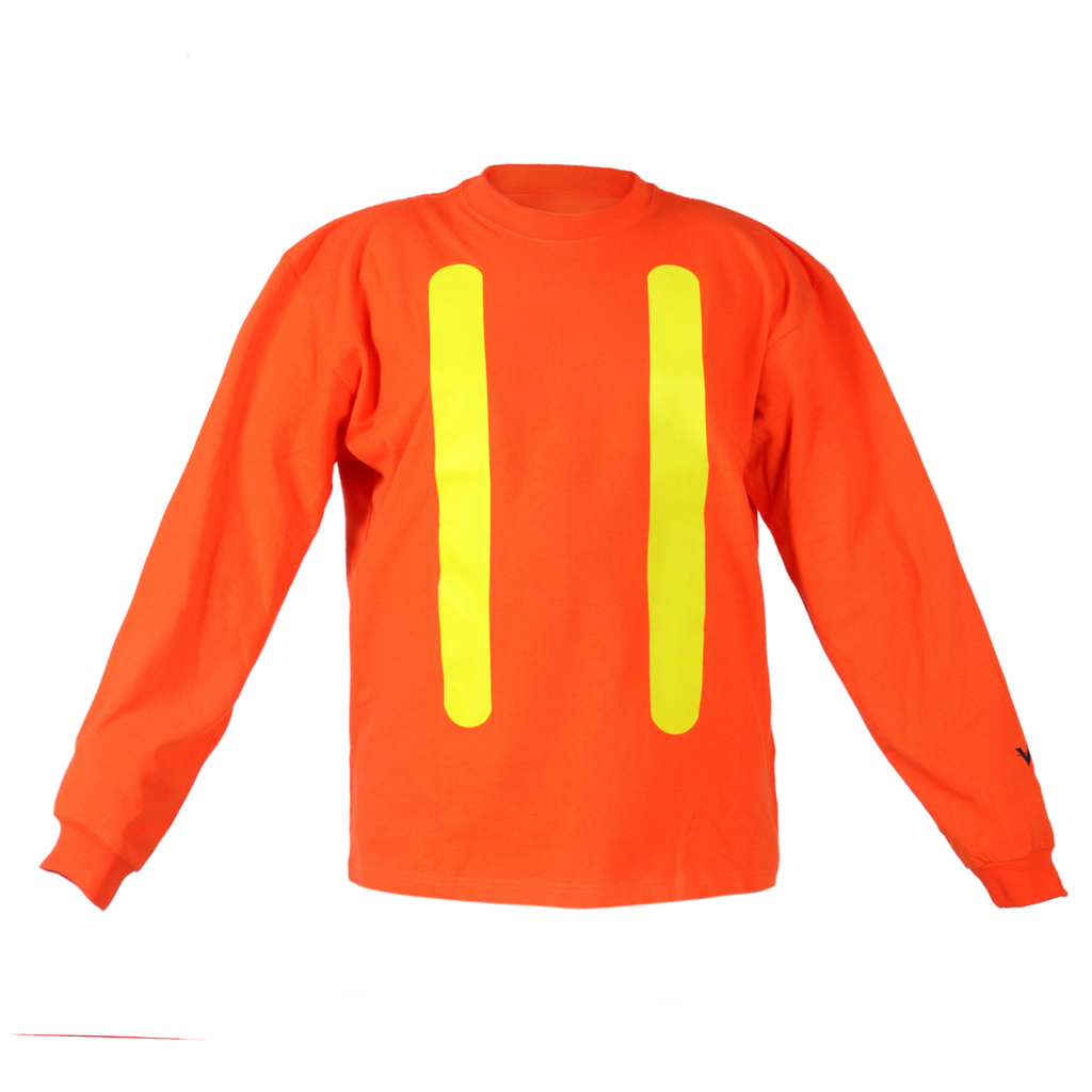 Long sleeve orange hi 2025 vis