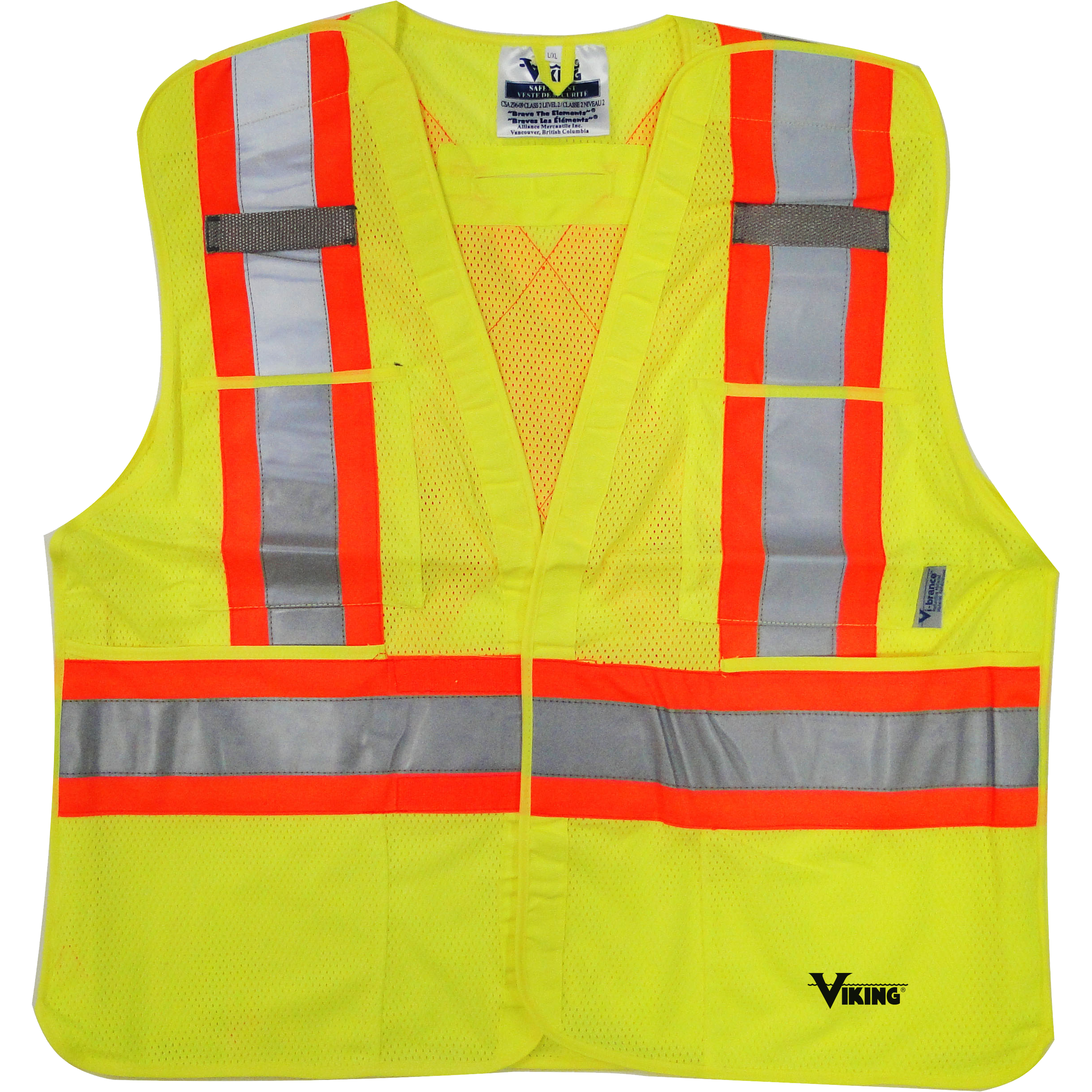 Viking®5 Point Tear Away Hi-Vis Vest - 6125O