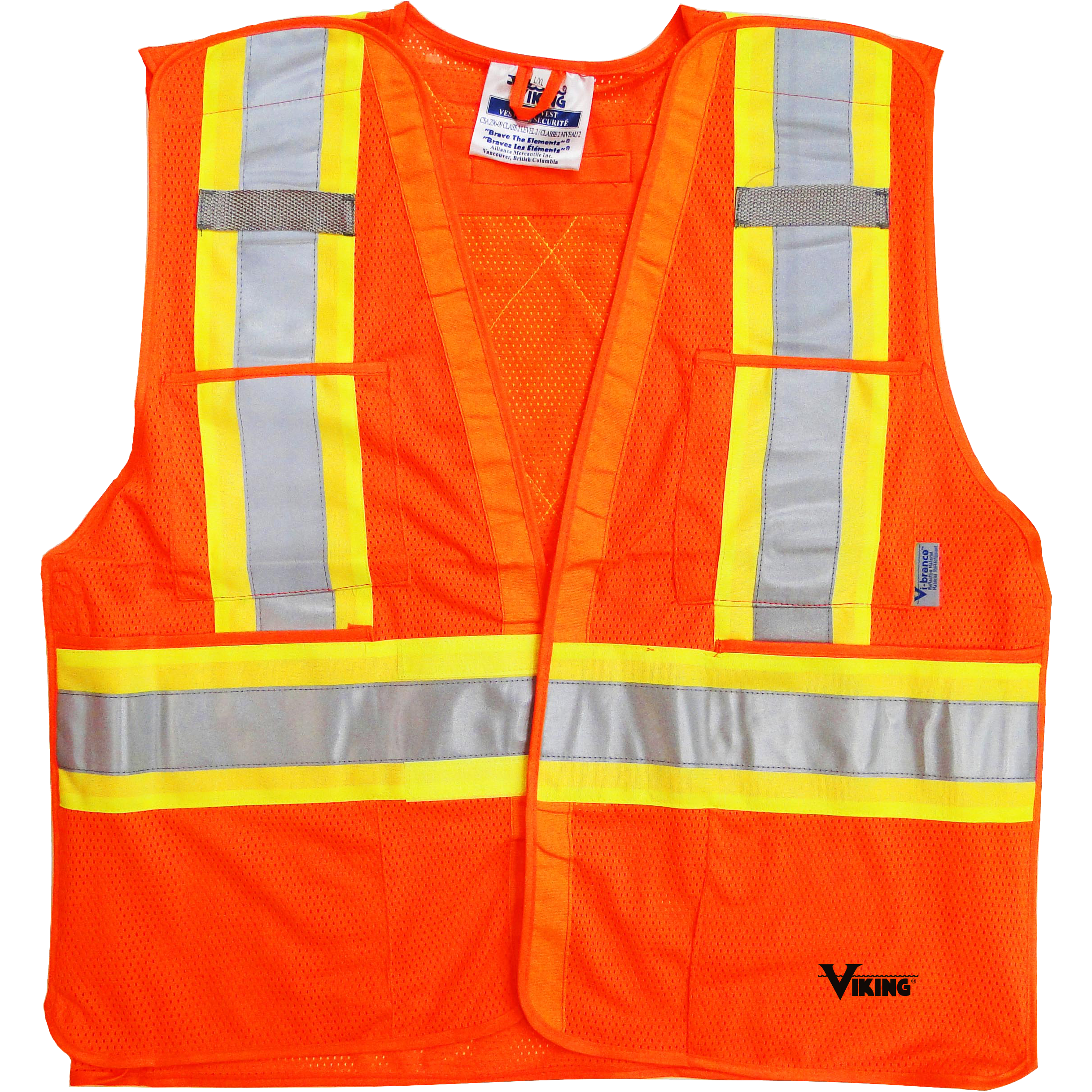 Viking®5 Point Tear Away Hi-Vis Vest - 6125O