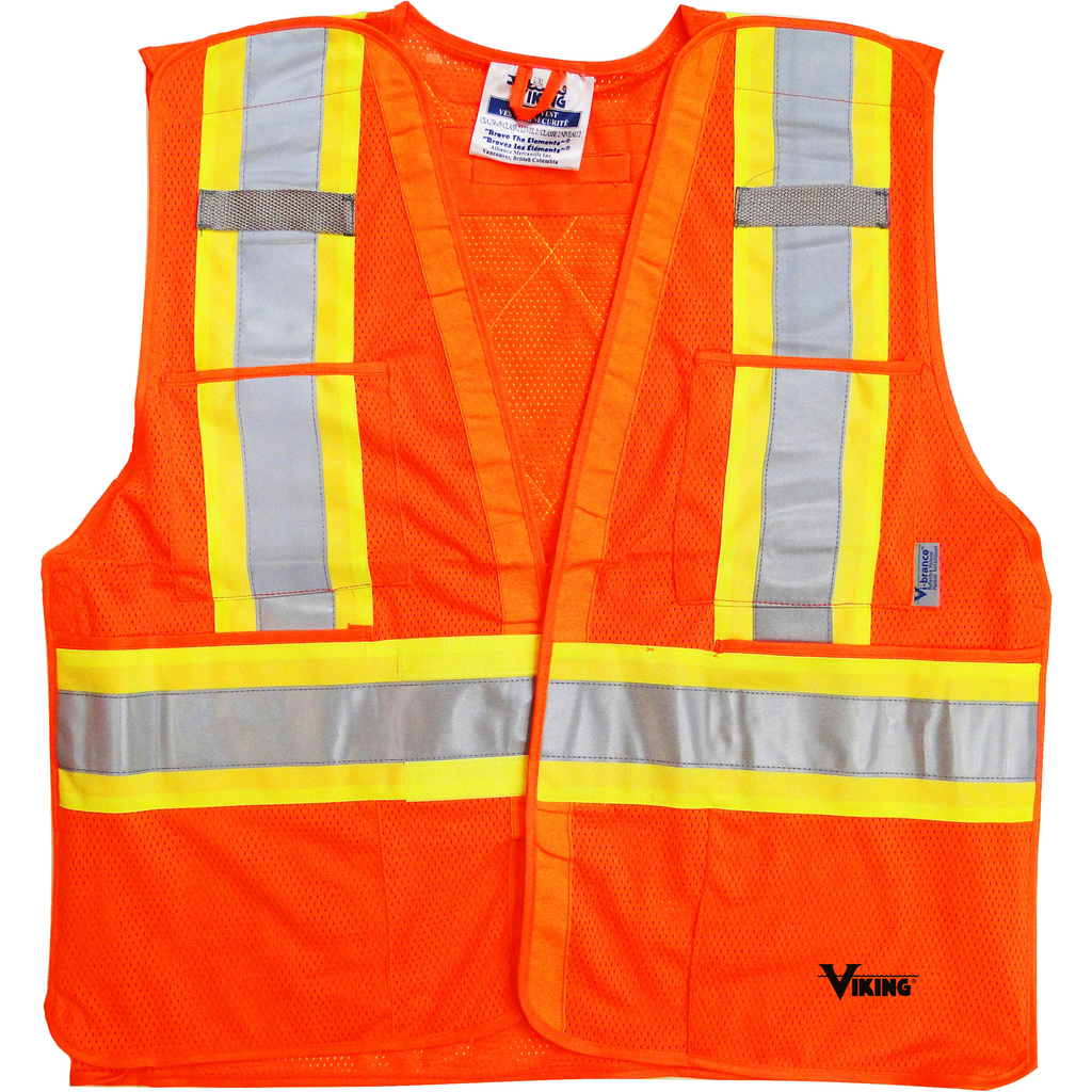 Viking®5 Point Tear Away Safety Vest - 6125O