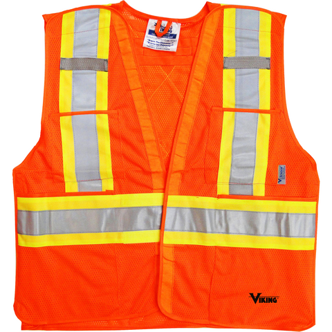 Gilet de sécurité détachable Viking® à 5 points - 6125O