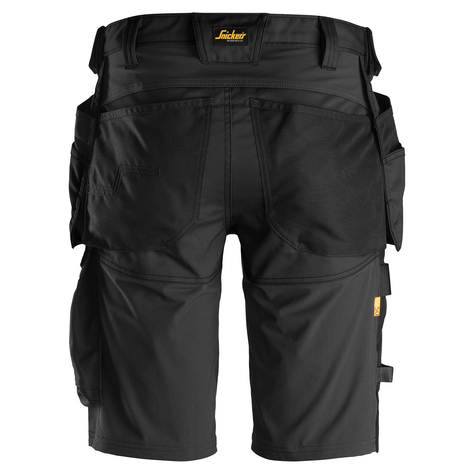 Snickers 6141 AllroundWork, Short Stretch avec Poches Holster