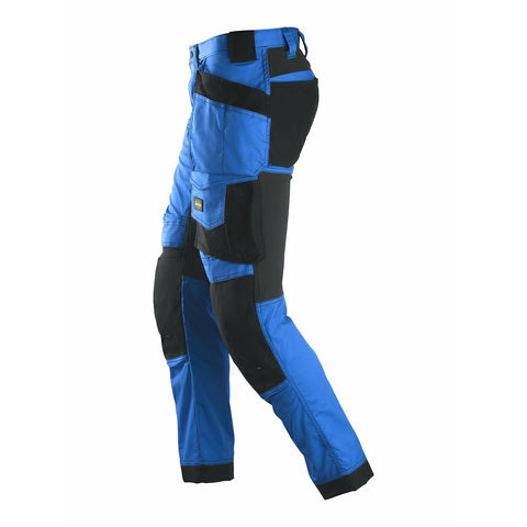 Snickers FlexiWork 6902 Work Trousers with Holster Pockets Steel Grey/Black