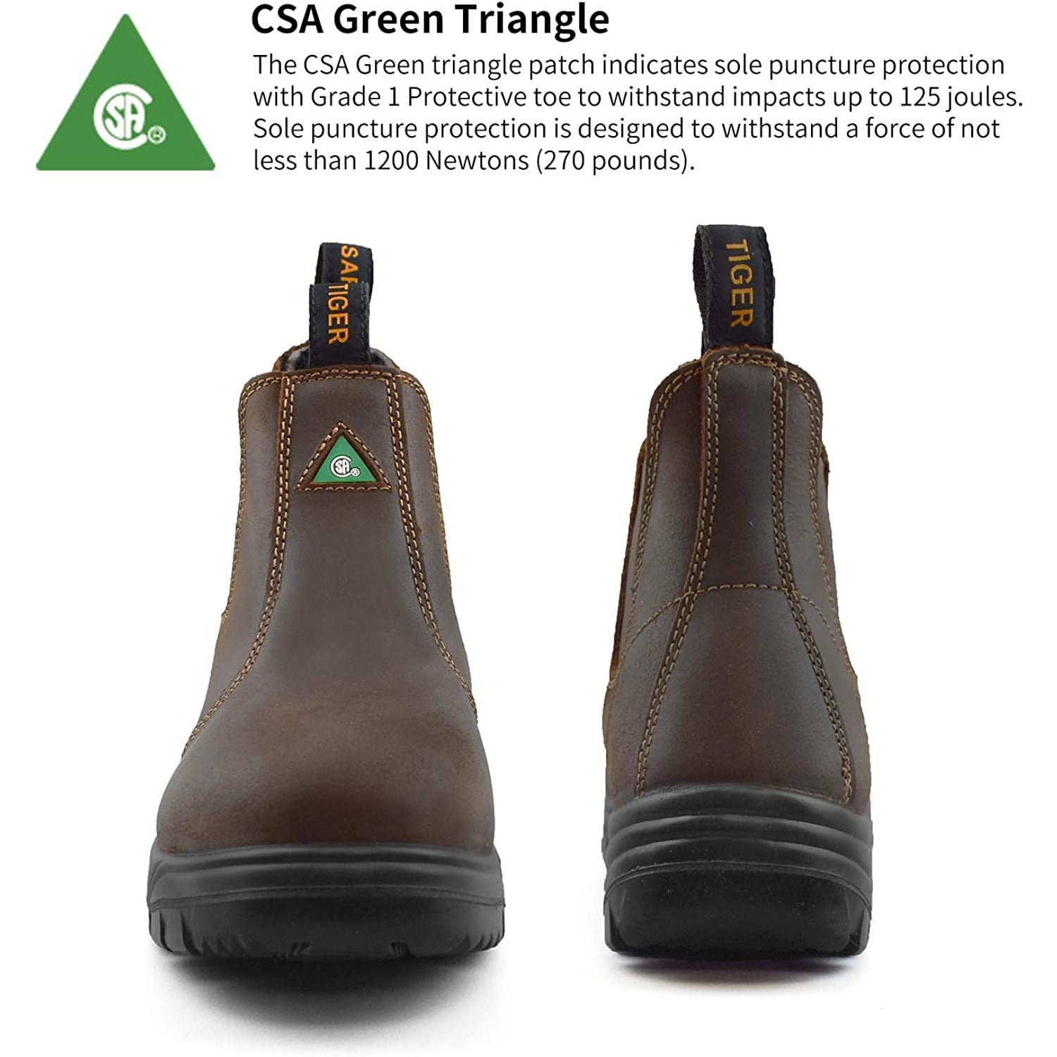 Tiger Women's Jasper CSA Safety Work Boots - 925