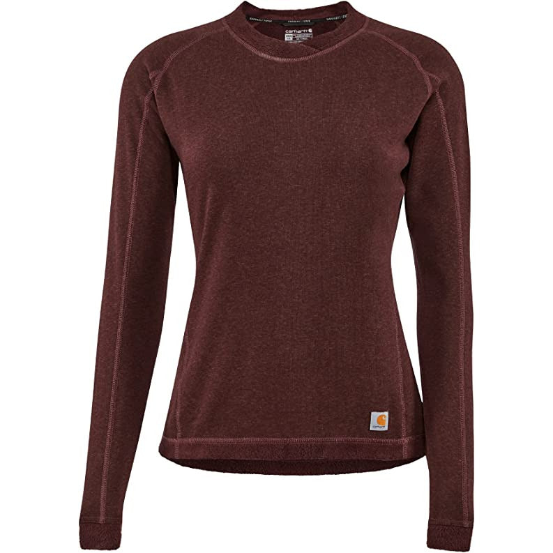 Carhartt Women's Force® Heavyweight Sythetic Wool Blend Fleece Base Layer Top UH0180-W