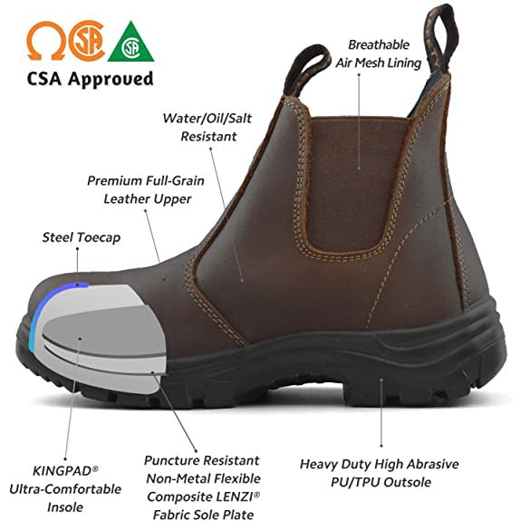 Tiger Women's Jasper CSA Safety Work Boots - 925