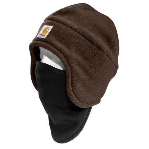 Carhartt Men s Fleece 2 in 1 Hat Navy One Size