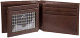 Columbia Men's Brown RFID Secure Emblem Ultimate Capacity Wallet 31CO130012