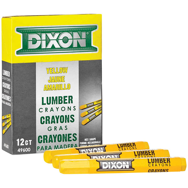 Dixon Industrial Lumber Crayons WORK N WEAR