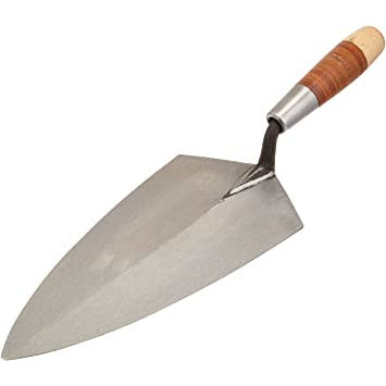 W. Rose  Wide Heel Trowel with Leather Handle RO321