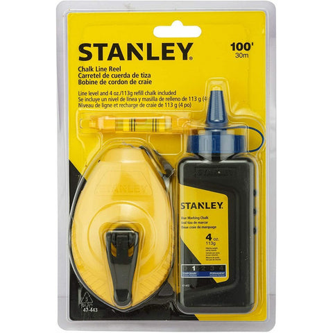 STANLEY Chalk Line Reel with Level & Refill