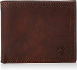 Columbia Men's Brown RFID Secure Emblem Ultimate Capacity Wallet 31CO130012