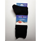 MEDI-TECH Lot de 2 paires de chaussettes pour diabétiques pour homme