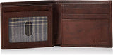 Columbia Men's Brown RFID Secure Emblem Ultimate Capacity Wallet 31CO130012