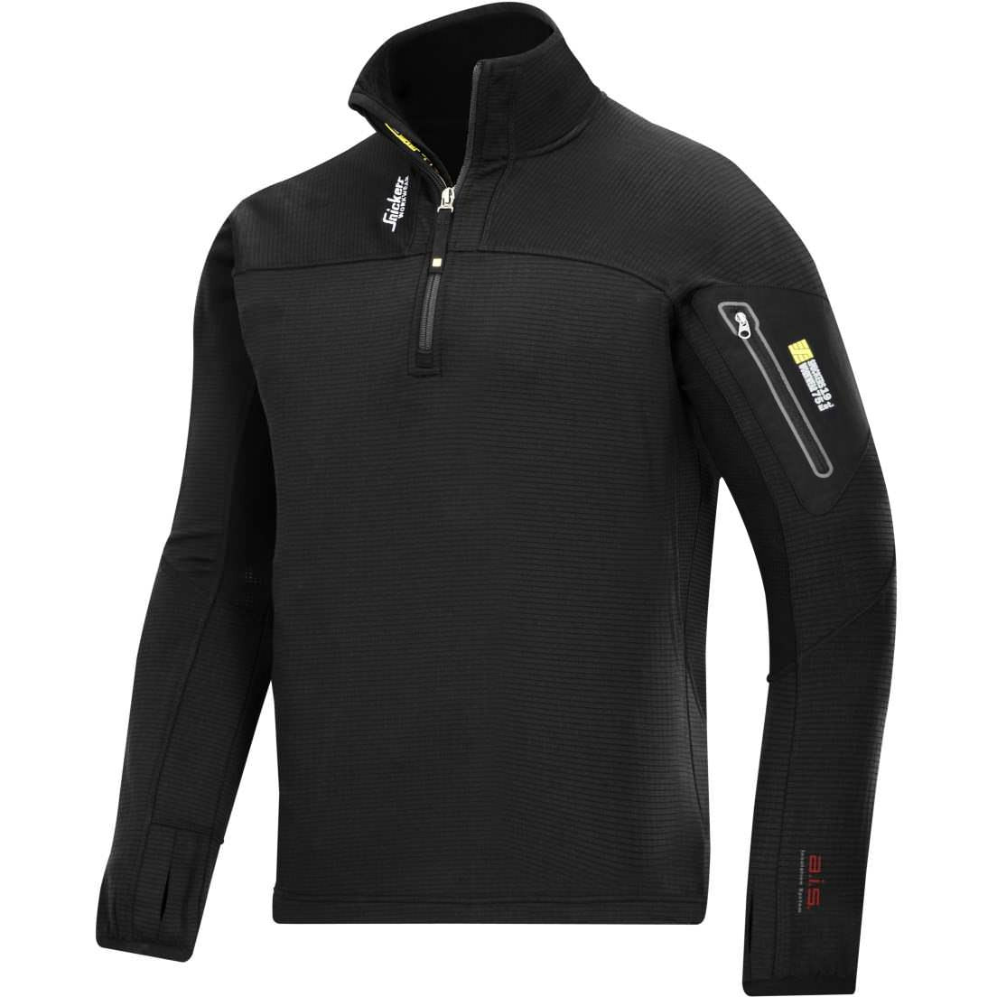 Snickers 9435 Body Mapping Pull en micro polaire ½ zip