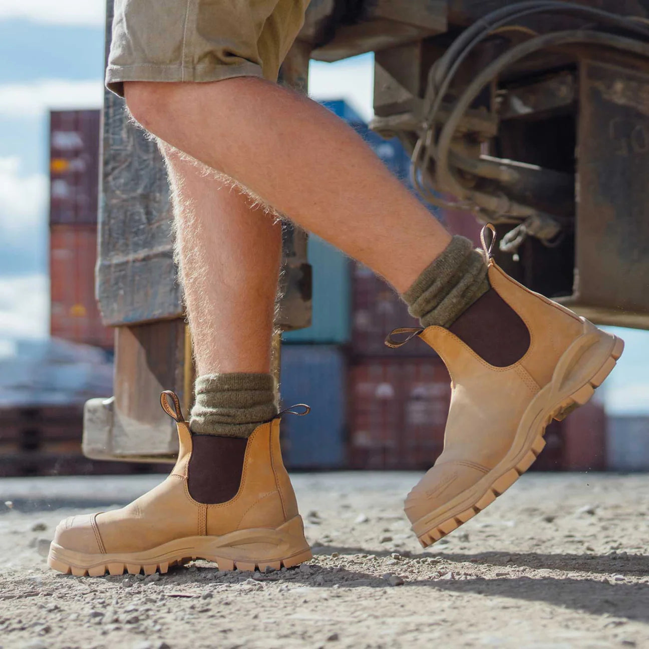 Blundstone 165 - Botte de travail et de sécurité Met Guard Noir