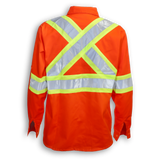 BIG K 100% Cotton Hi-Vis Button-Up Work Shirt BK555