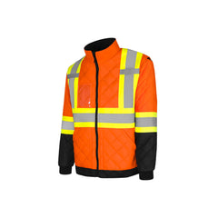 GROUND FORCE Hi-Vis Quilted Freezer Jacket TJ1