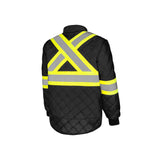 GROUND FORCE Hi-Vis Quilted Freezer Jacket TJ1