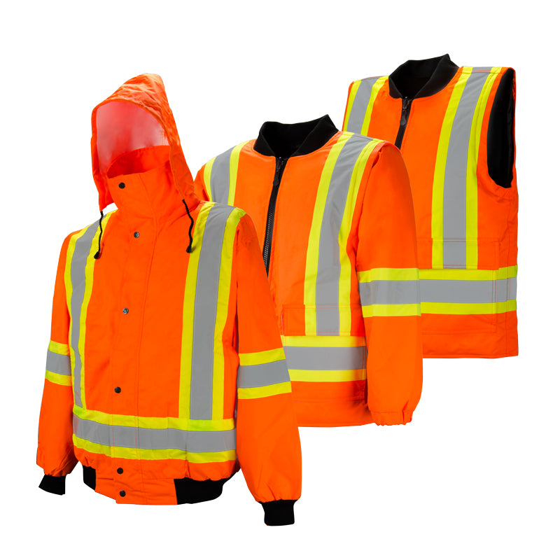 PIO 6 in 1 Winter Traffic Jacket - C24118106 – WORK N WEAR