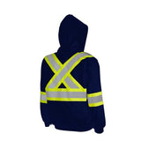 GROUND FORCE Hi-Vis Traffic Hoodie with Detachable Hood TH3