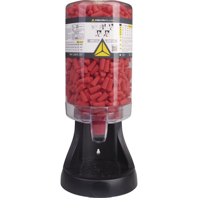 DELTA PLUS Conic500 Earplug Dispenser w/500 Pairs - CONICDISPLAY