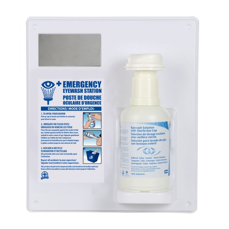 PIO Single Eyewash Station with 1L solution - F4604701
