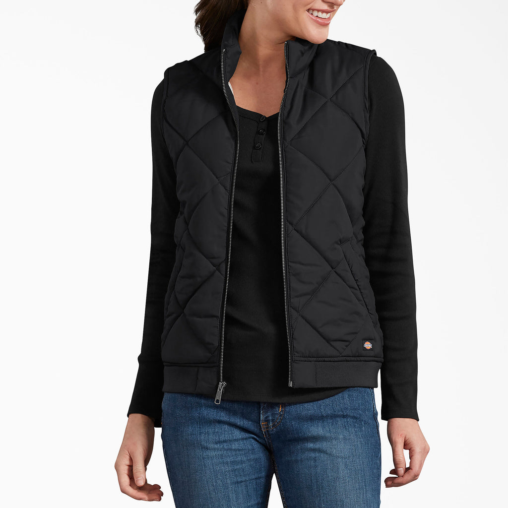 DICKIES Women's Quilted Vest - FE800