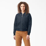 DICKIES Women's Quilted Bomber Jacket