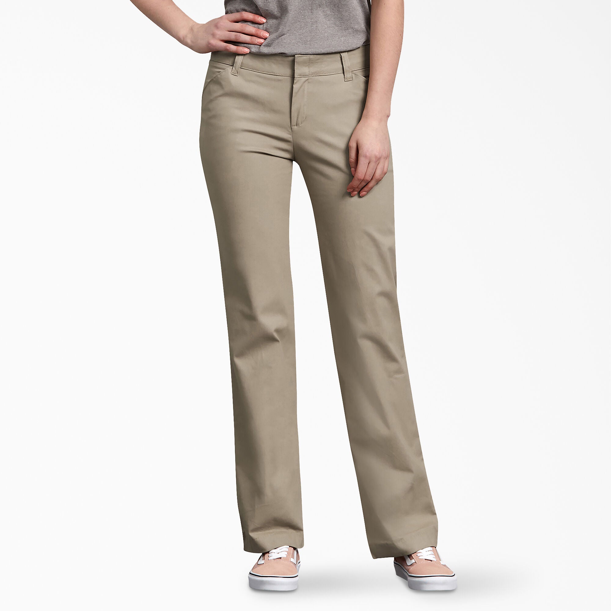 DICKIES Women's Relaxed Fit Straight Leg Pants