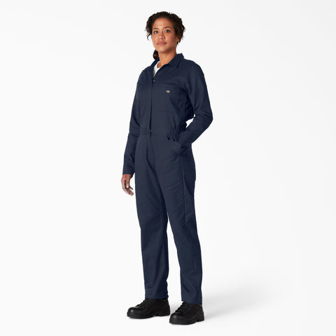Navy coveralls womens sales