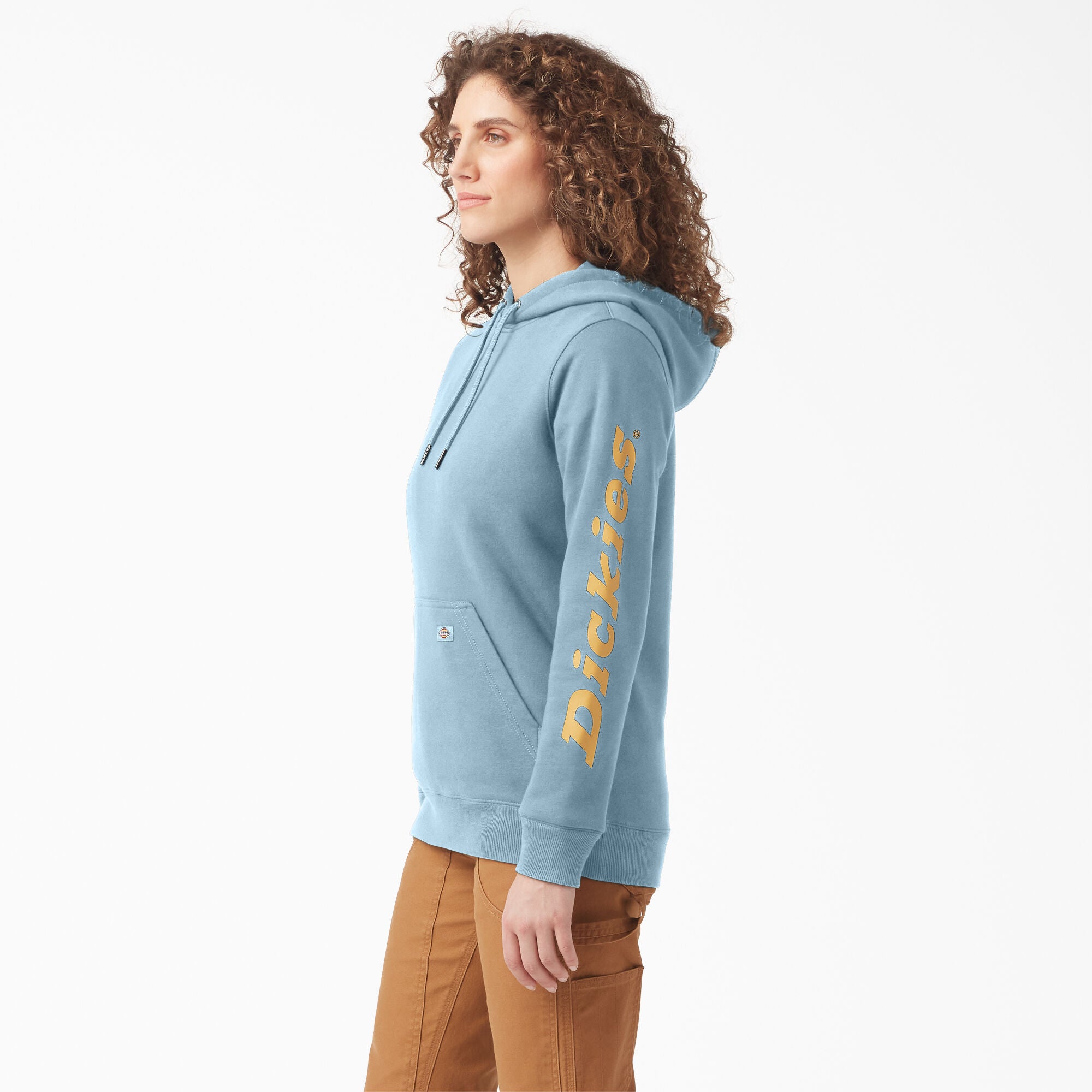 DICKIES Women's Heavyweight Logo Sleeve Hoodie