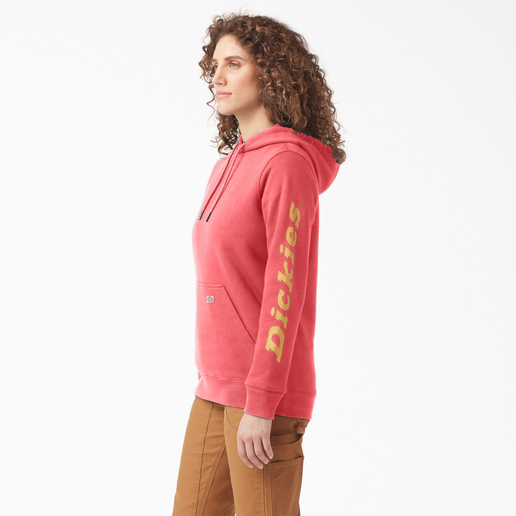 DICKIES Women's Heavyweight Logo Sleeve Hoodie