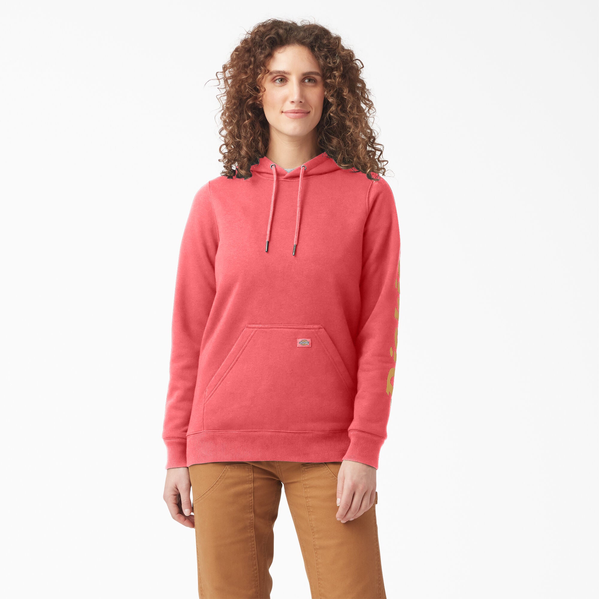 DICKIES Women's Heavyweight Logo Sleeve Hoodie