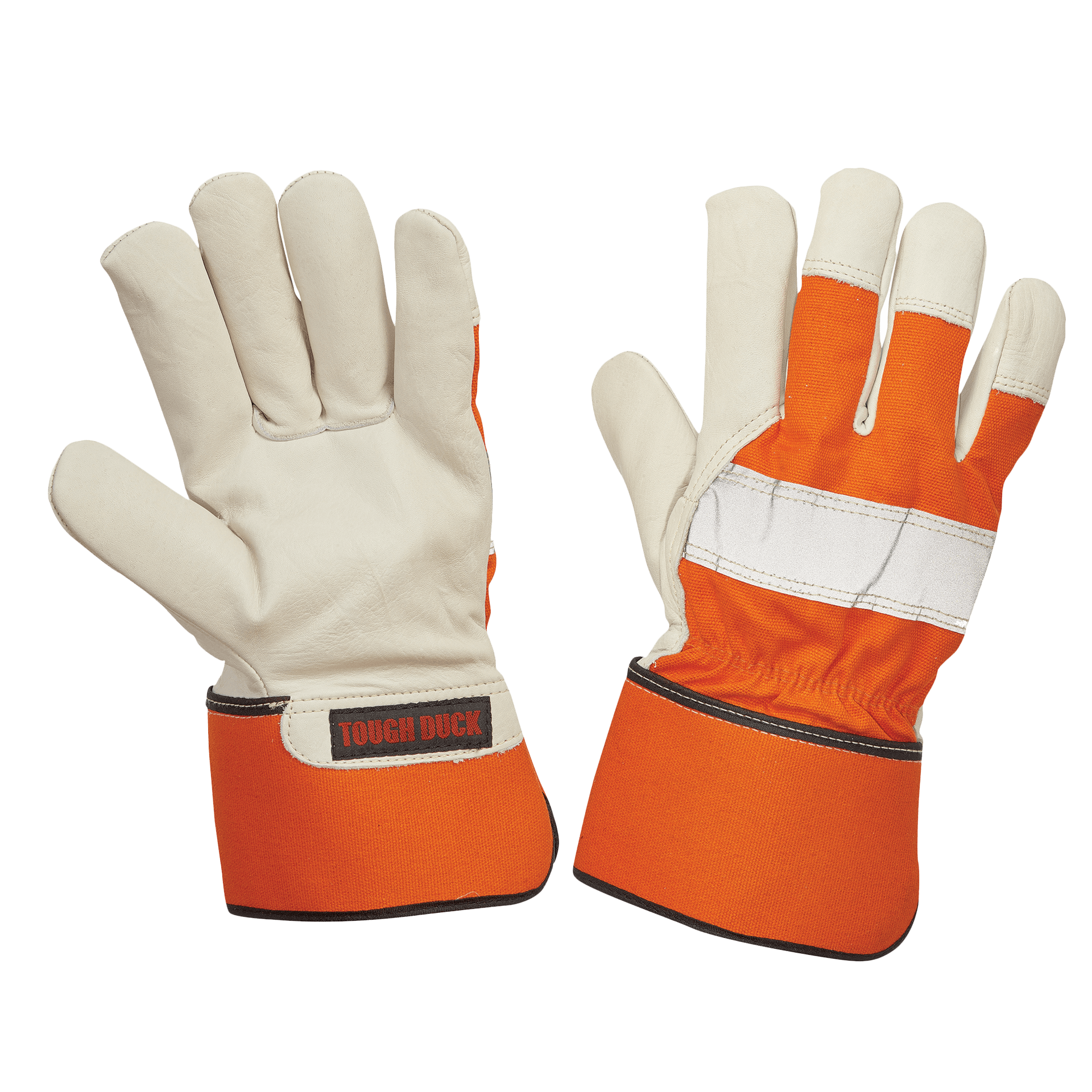 Tough Duck 3M™ Lined Full Grain Hi-Vis Fitters Glove G79416