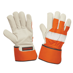 Tough Duck 3M™ Lined Full Grain Hi-Vis Fitters Glove G79416