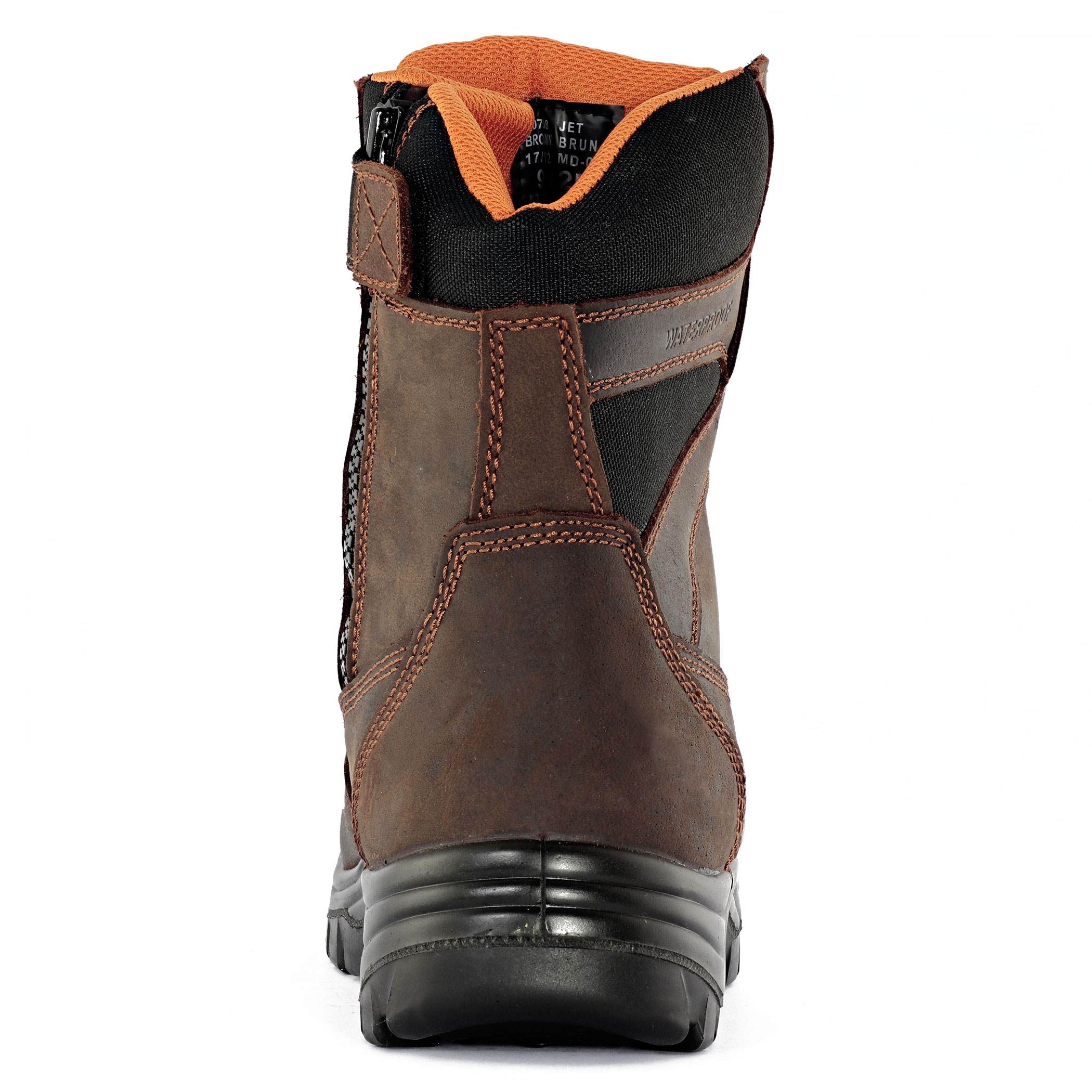 Bottes de travail JB Goodhue Jet 8" homologuées CSA avec fermeture éclair latérale