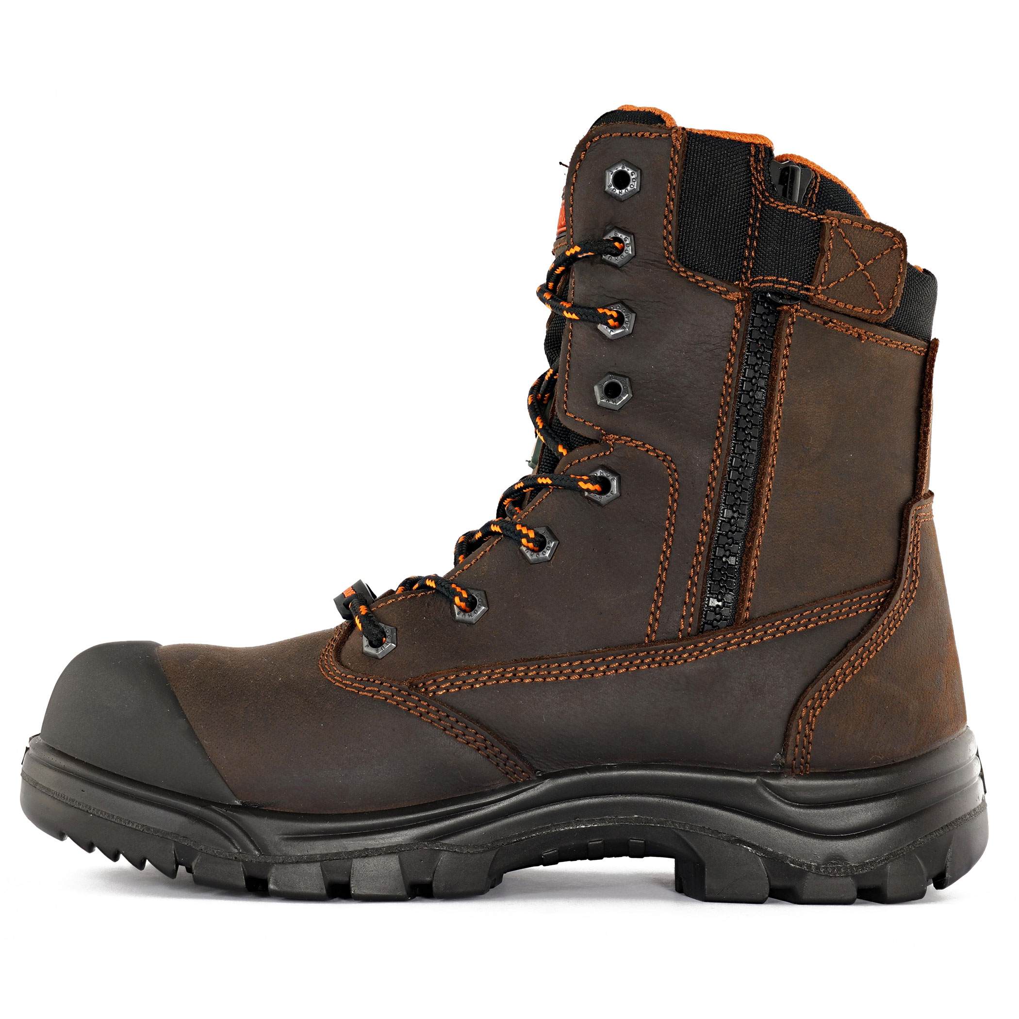 Bottes de travail JB Goodhue Jet 8" homologuées CSA avec fermeture éclair latérale