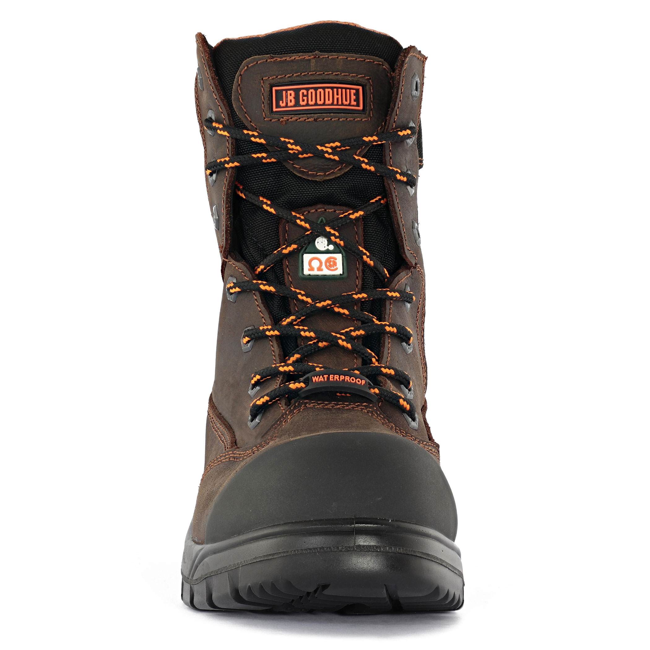 Bottes de travail JB Goodhue Jet 8" homologuées CSA avec fermeture éclair latérale