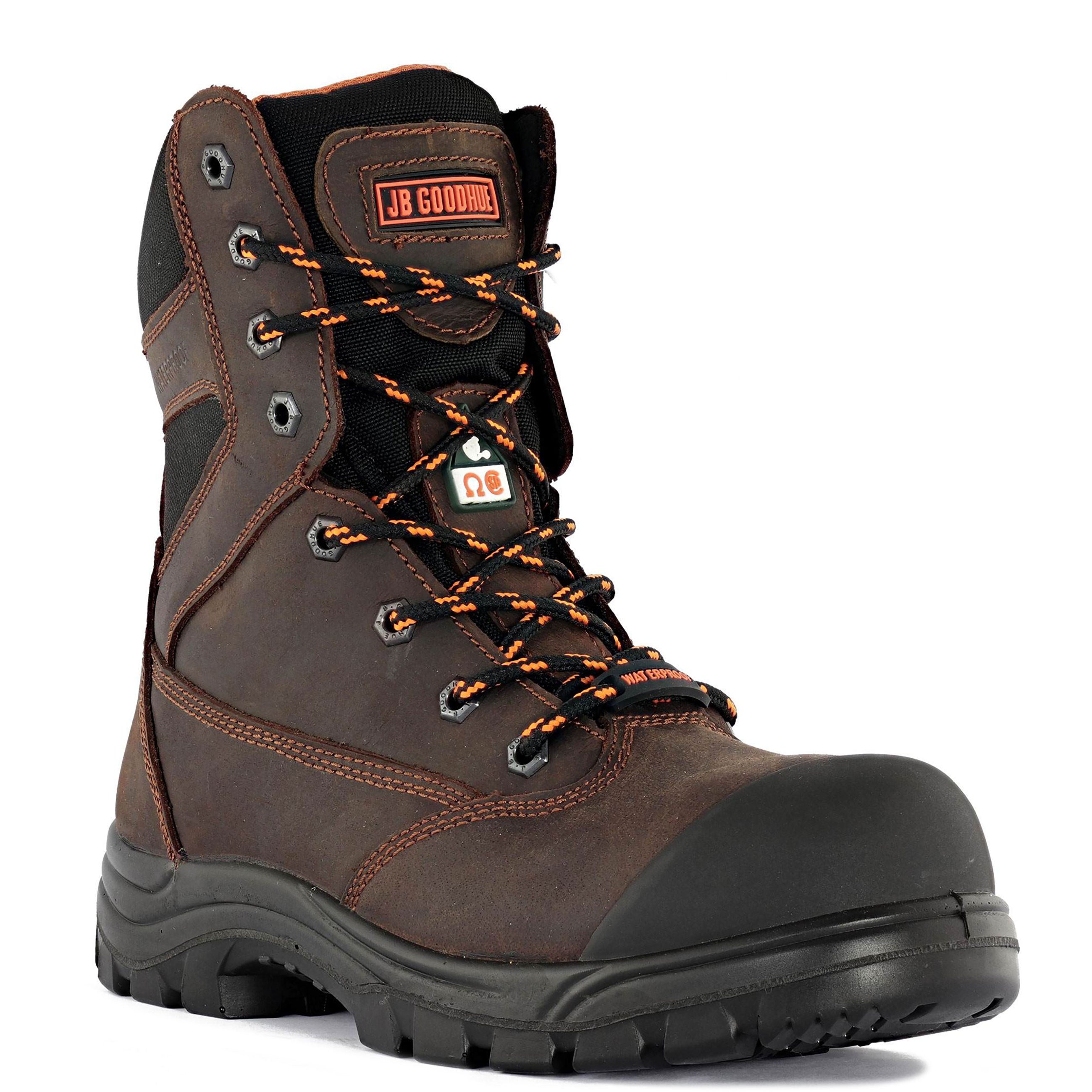 Bottes de travail JB Goodhue Jet 8" homologuées CSA avec fermeture éclair latérale