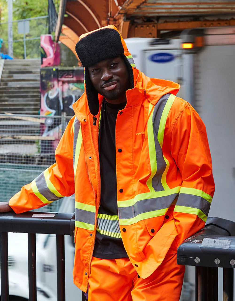 Forcefield 3 Piece CSA Hi-Vis Rain Suit 023-HVRSSOR
