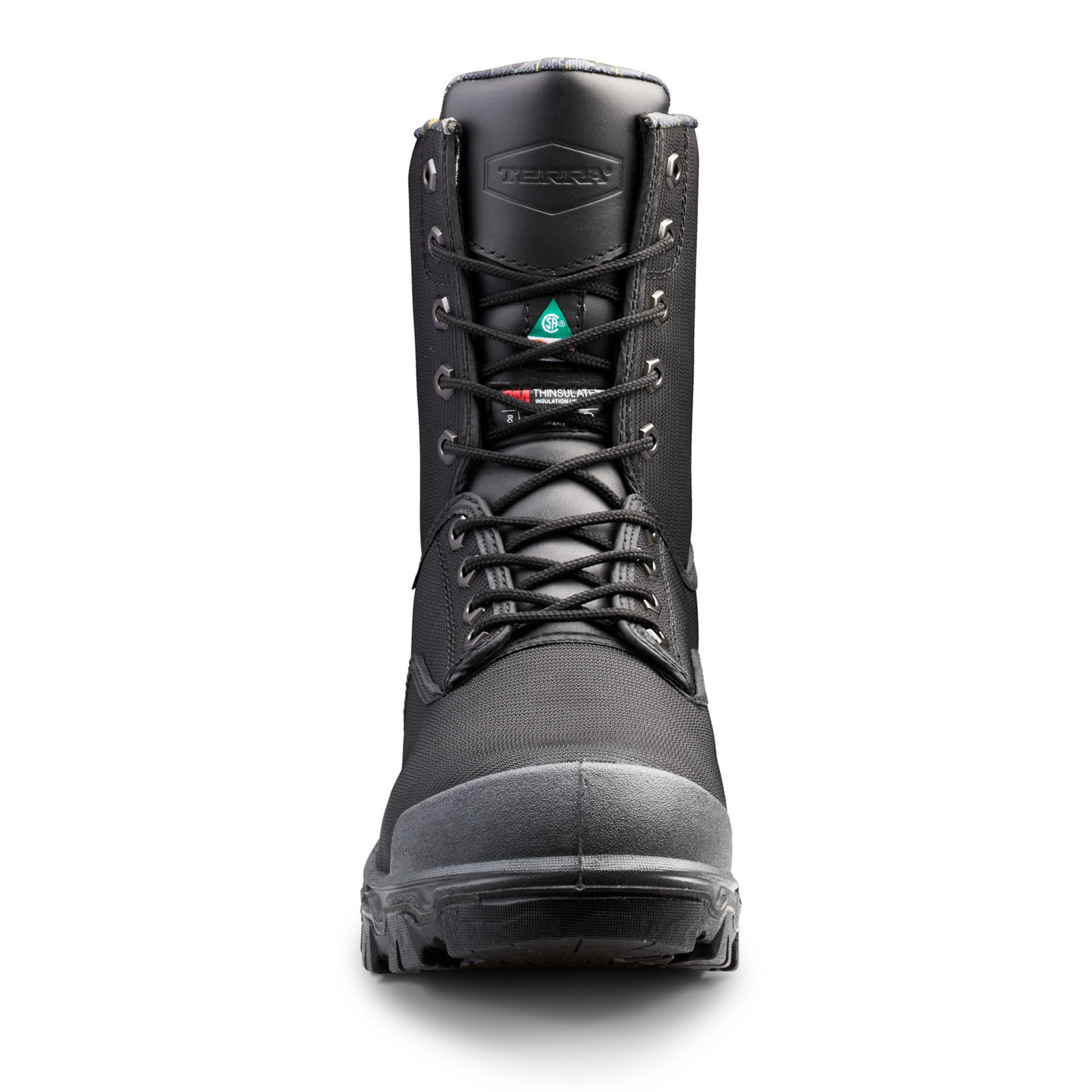 Bota de trabajo Terra para hombre Sentry 2020 de nylon de 8" CSA - TR0A4NRCBLK