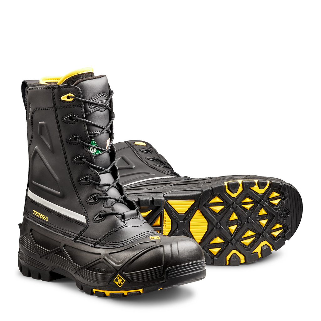 Terra Men's Crossbow Composite Toe -60°C CSA Work Boots -TR915605BLK