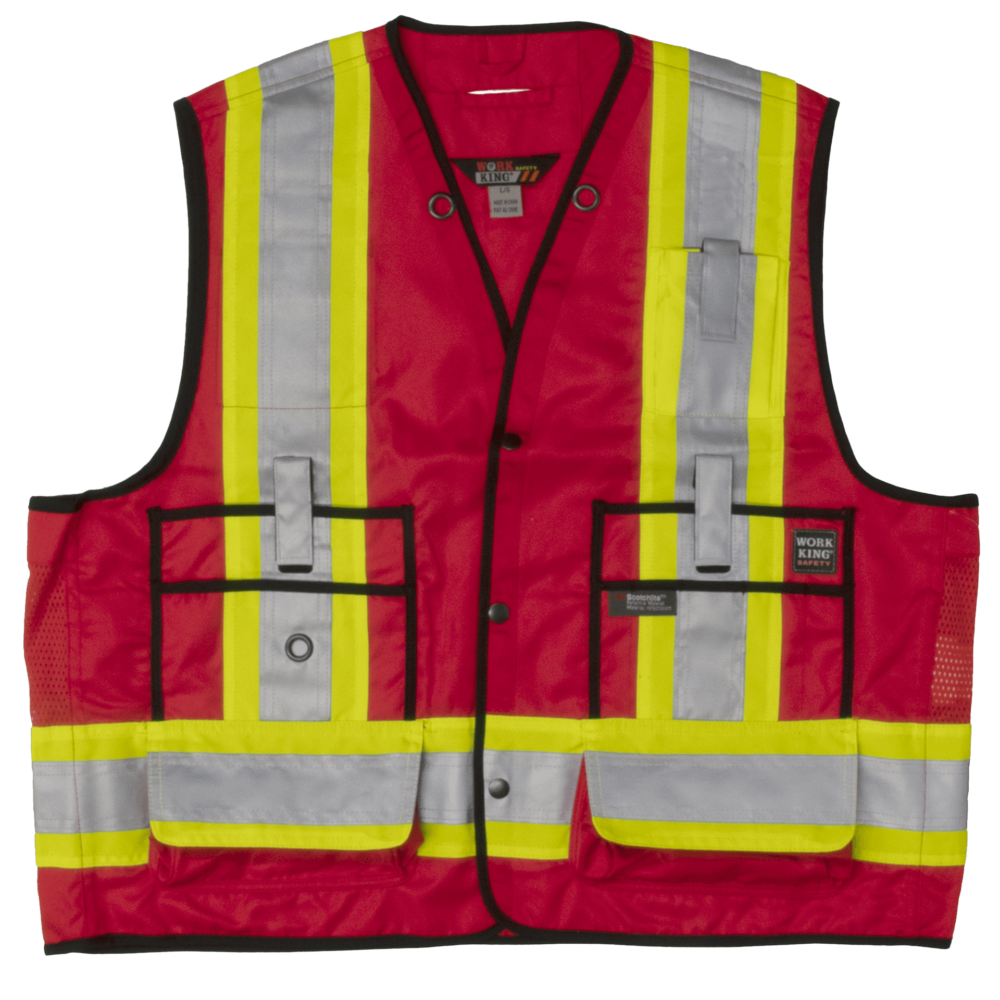 Tough Duck Gilet de sécurité d'arpenteur S313